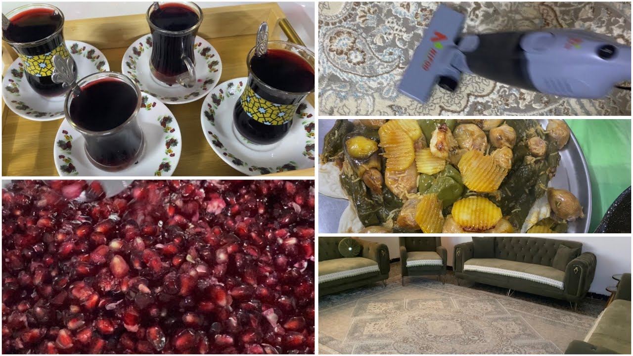 روتيتي الاسبوعي تنظيف عميق ☺️واخيراً وصل مفرش التخم 🫰🏻والعشه يم اهلي واحلى اجواء ❤️🥰مشاهدة ممتعة 🌹
