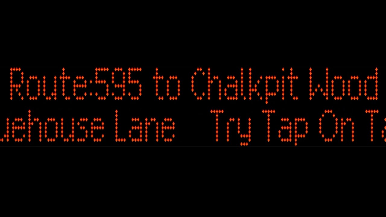 Metrobus Route 595 - Announcements from Oxted to Chalkpit Wood