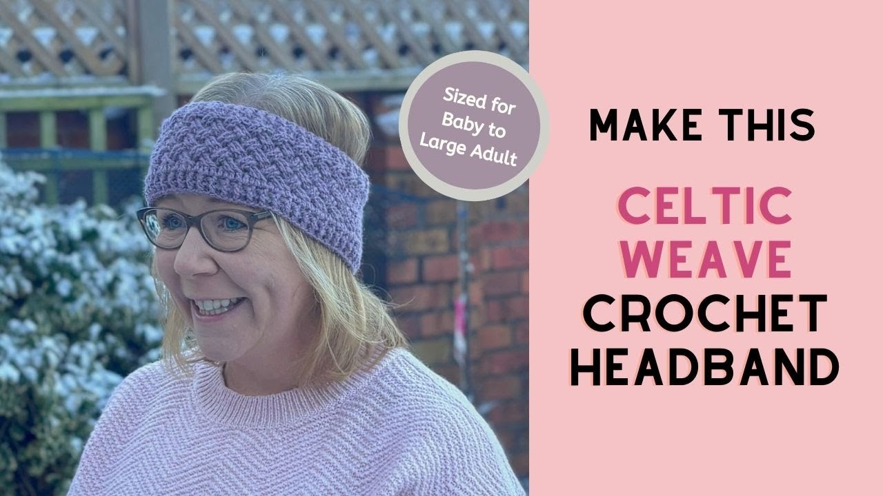 How to Crochet a Celtic Weave Headband | Free Crochet Pattern