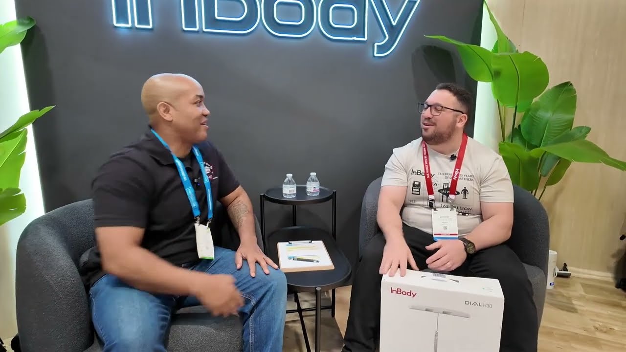 InBody Helps Athletes Train SMARTER At Home | Booth Tour From The HFA Show