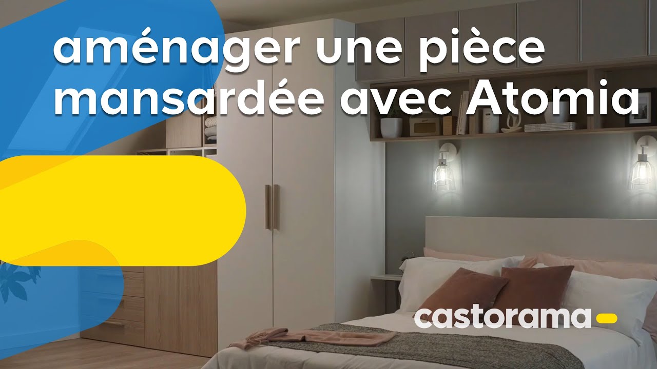 Creez un rangement dans une piece mansardee avec Atomia Goodhome - Castorama