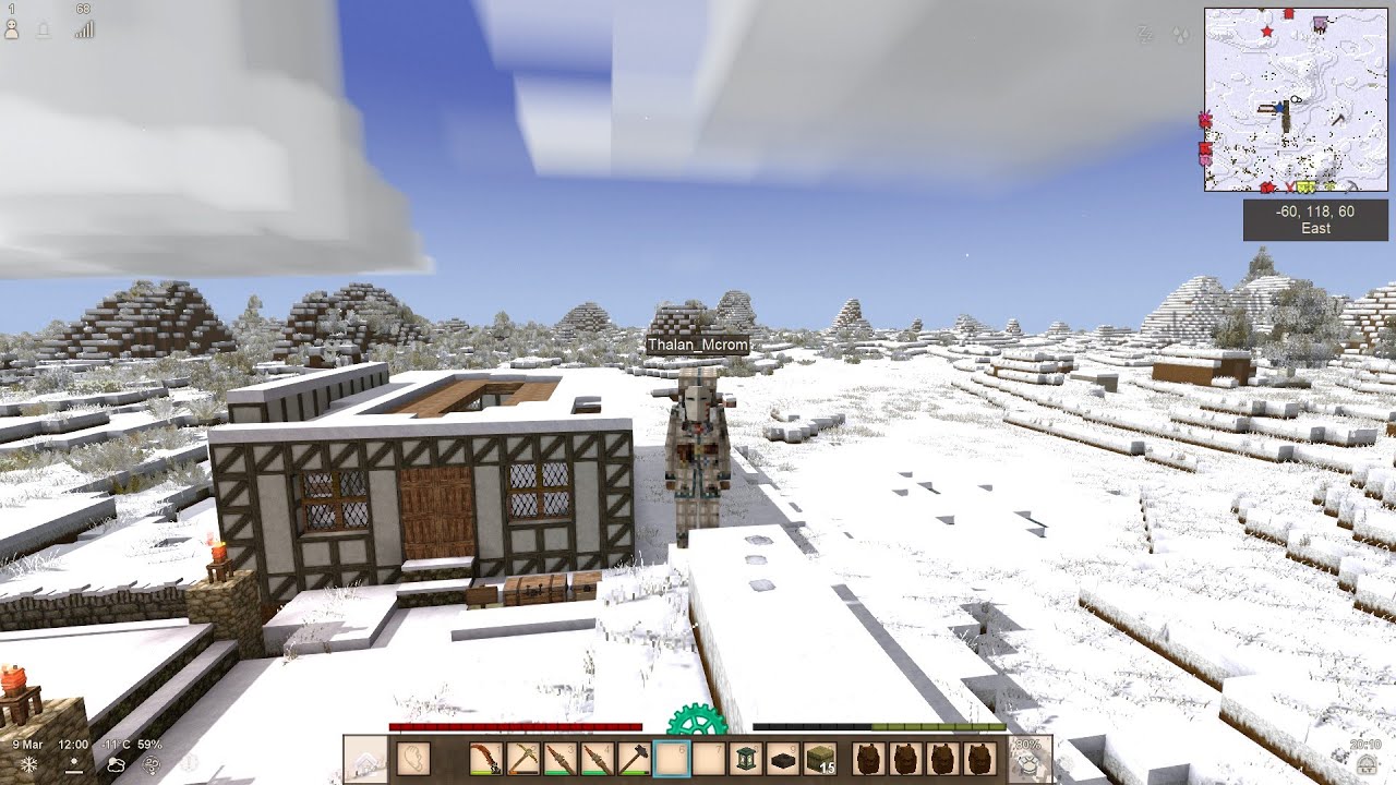 Chilling and Building the New Windmill | Vintage Story Community Server Live