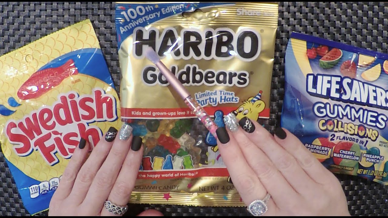 ASMR Gummy Candy Mukbang & Taste Test | Whispered Ramble