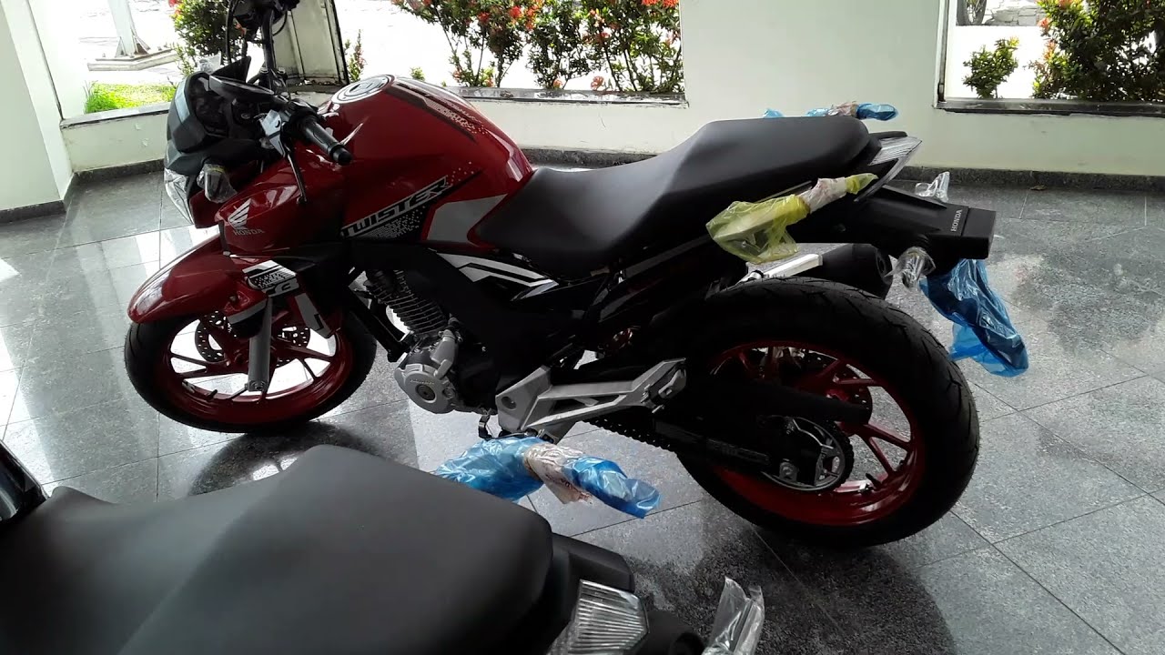 CB TWISTER 2021 VERMELHA E CINZA FOSCO NA CONCESSIONÁRIA HONDA | Carlos Rods