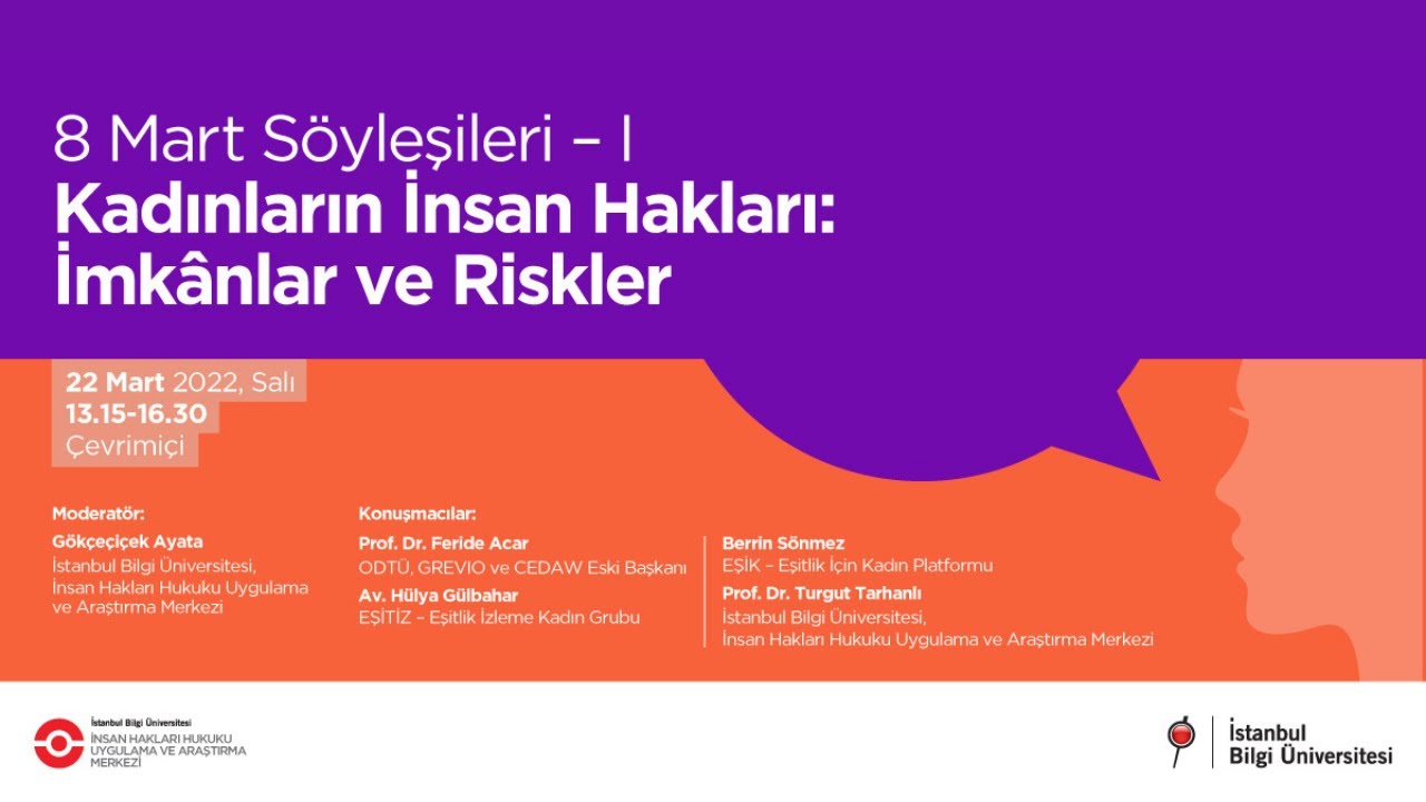 8 Mart Söyleşileri – I  Kadınların İnsan Hakları: İmkânlar ve Riskler