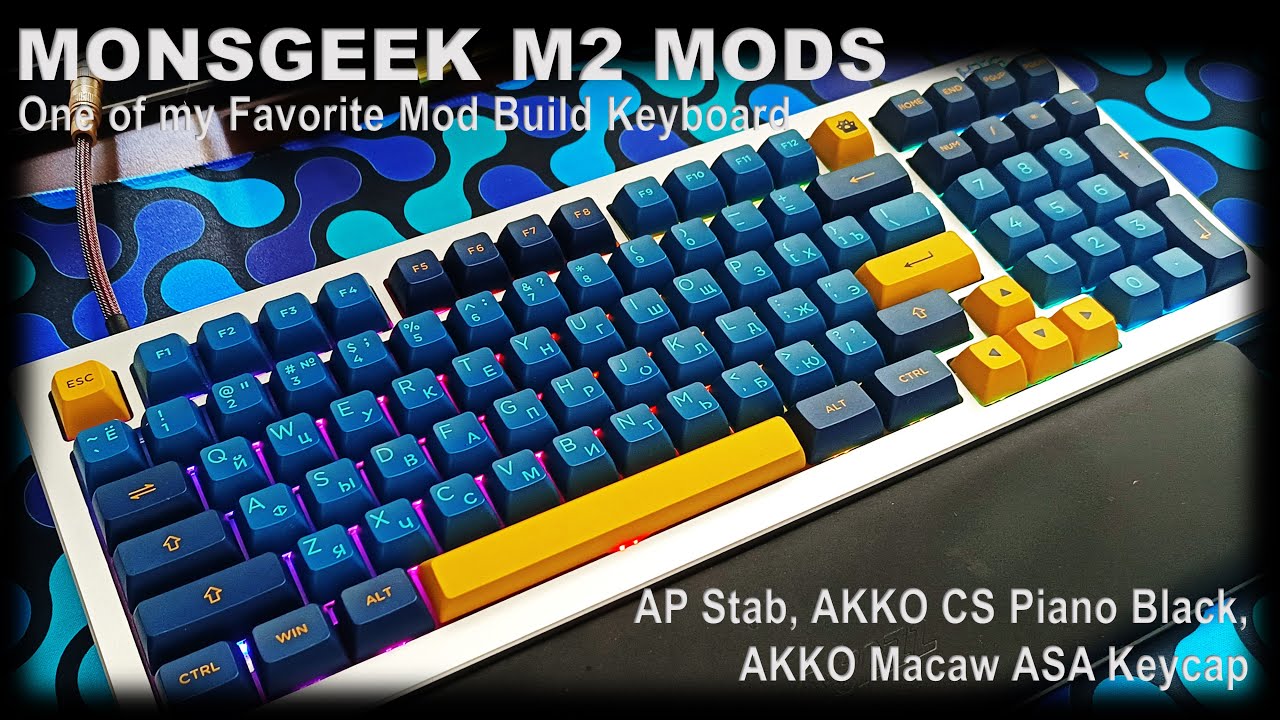 Monsgeek M2 Mod   Unboxing   Build   Review ASMR