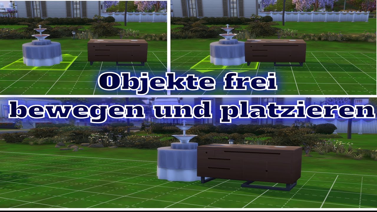 Sims 4 - Objekte frei bewegen und platzieren