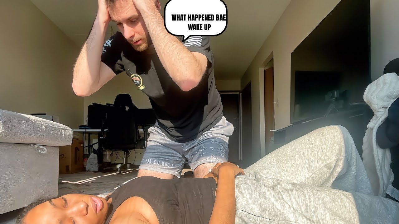 Pass Out Prank on My Husband! *DIDN'T EXPECT THIS*