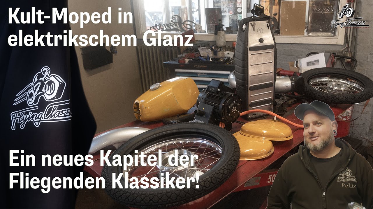 Kult Moped in elektrischem Glanz - Flying Classics Elektro Simson S51