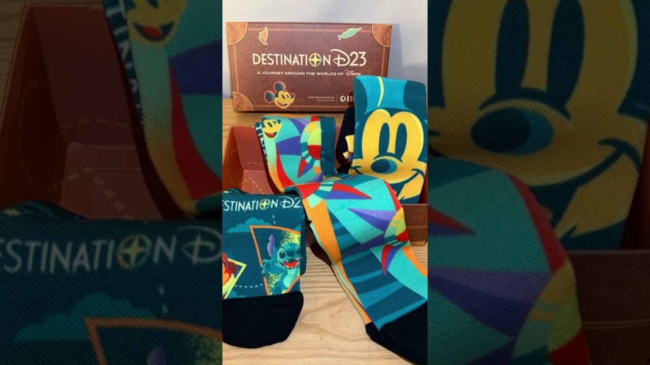 Do you like Disney Socks? We do! Check out these exclusive Destination D23 socks.