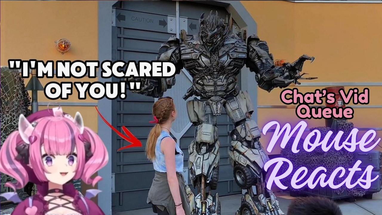 Mouse Reacts to Megatron's Savage Roasts at Univeral Studios (Part 1)