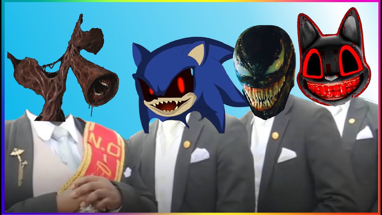 Astronomia Coffin Dance X Baby Shark COVER - Siren Head feat Venom , Sonic.EXE , Cartoon Cat