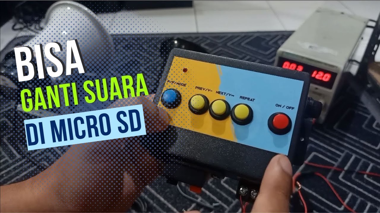Modul Klakson Telolet Basuri Elektrik dan Alarm Mundur untuk Bus Truk Mobil Motor