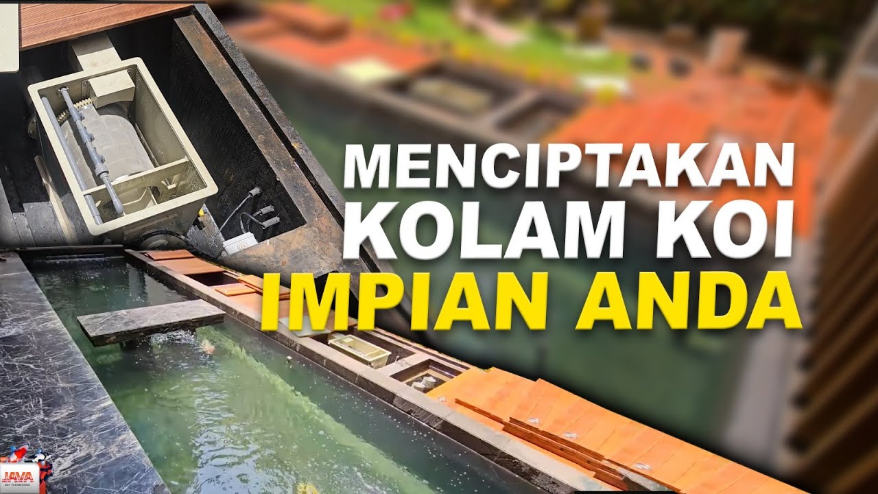KOLAM KOI MINIMALIS PAKE KURIA RDF FILTER