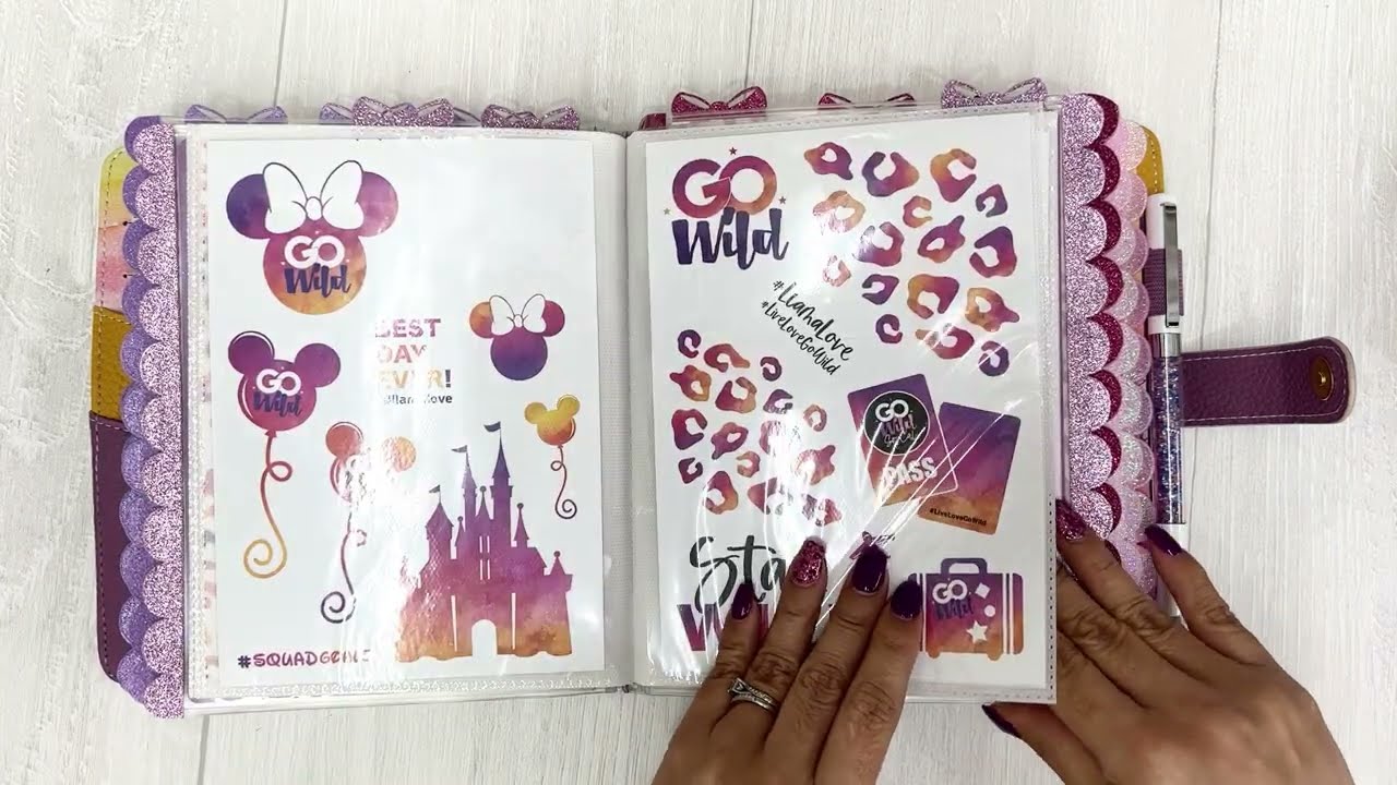 My GO WILD Planner Conference Planner, Memory Keeper and  Contact Card Storage!