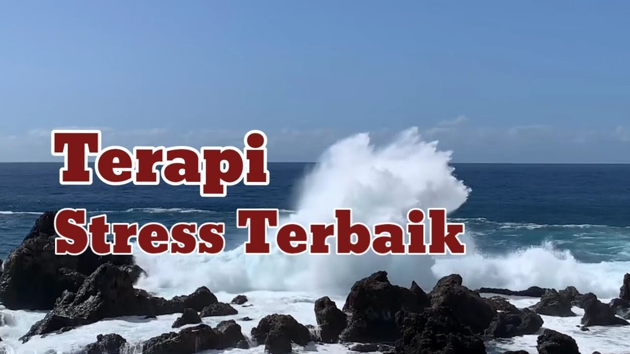 Suara Ombak Besar Samudra Memukul Karang | Terapi Stress Terbaik