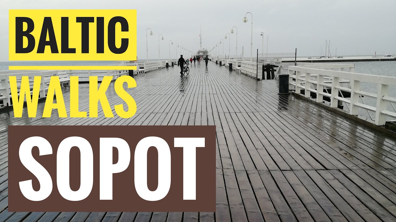 Sopot, Monte Cassino st. and pier - walk in the rain | Deszczowy spacer po Monciaku i molo w Sopocie