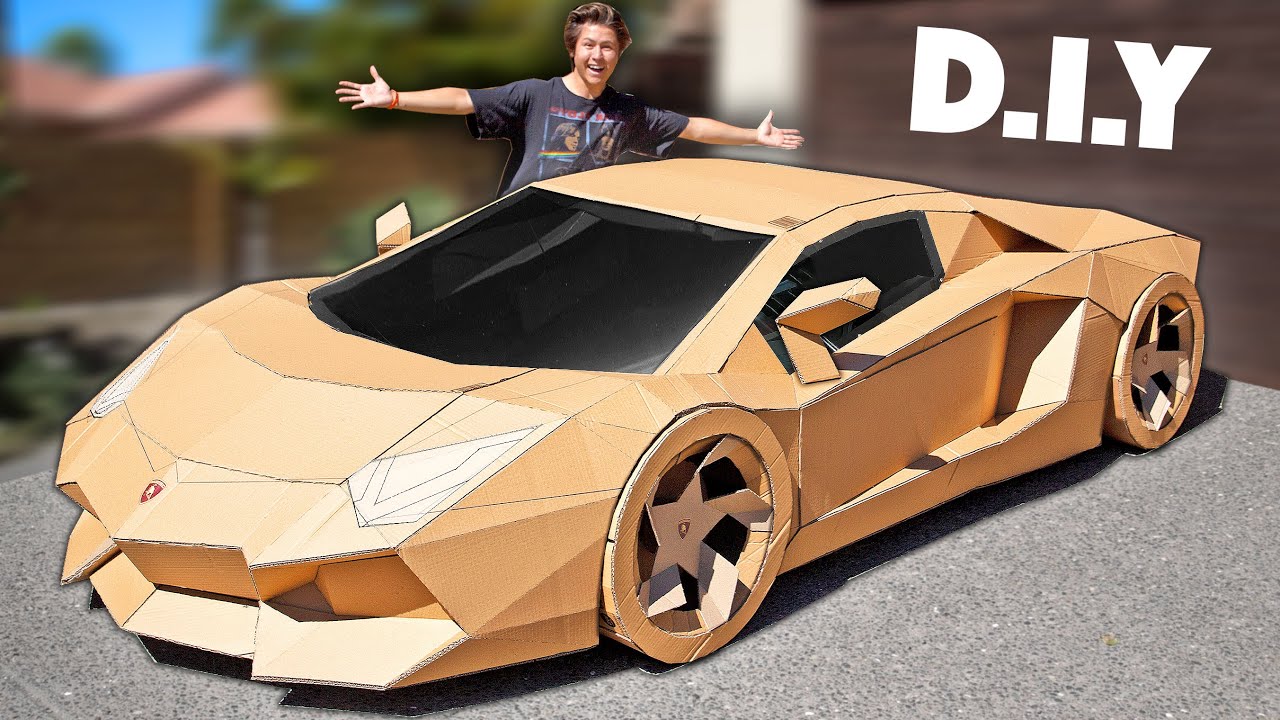 D.I.Y CARDBOARD LAMBORGHINI