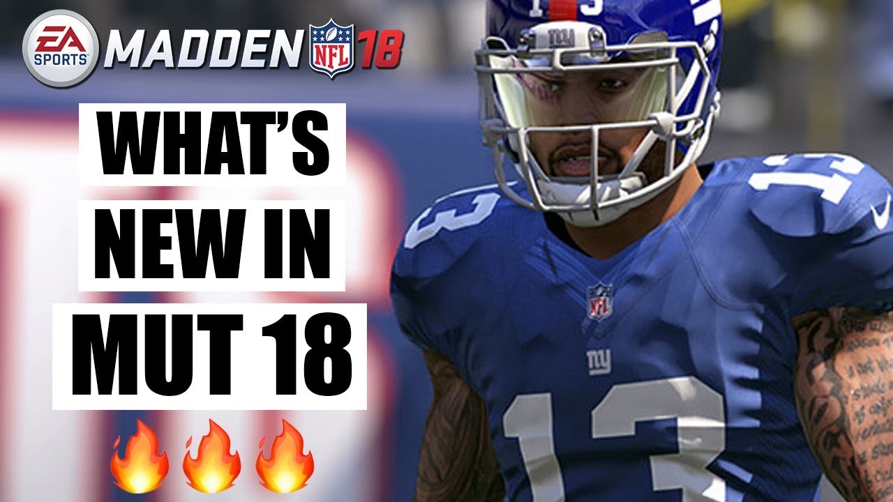 Madden 18 Ultimate Team - What's New In MUT 18?