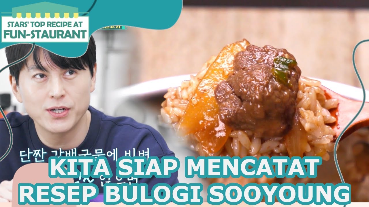 Kita Siap Mencatat Resep Bulgogi Sooyoung |Fun-Staurant|SUB INDO/ENG|220415 Siaran KBS World TV|