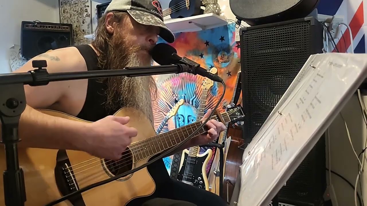 Practicing new covers to play at gigs