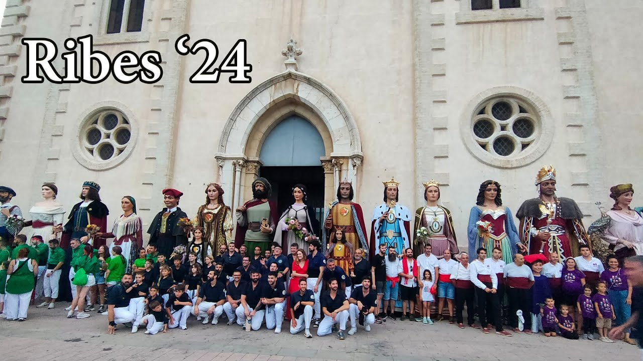 Gegants de Sant Quintí a Ribes - 2024