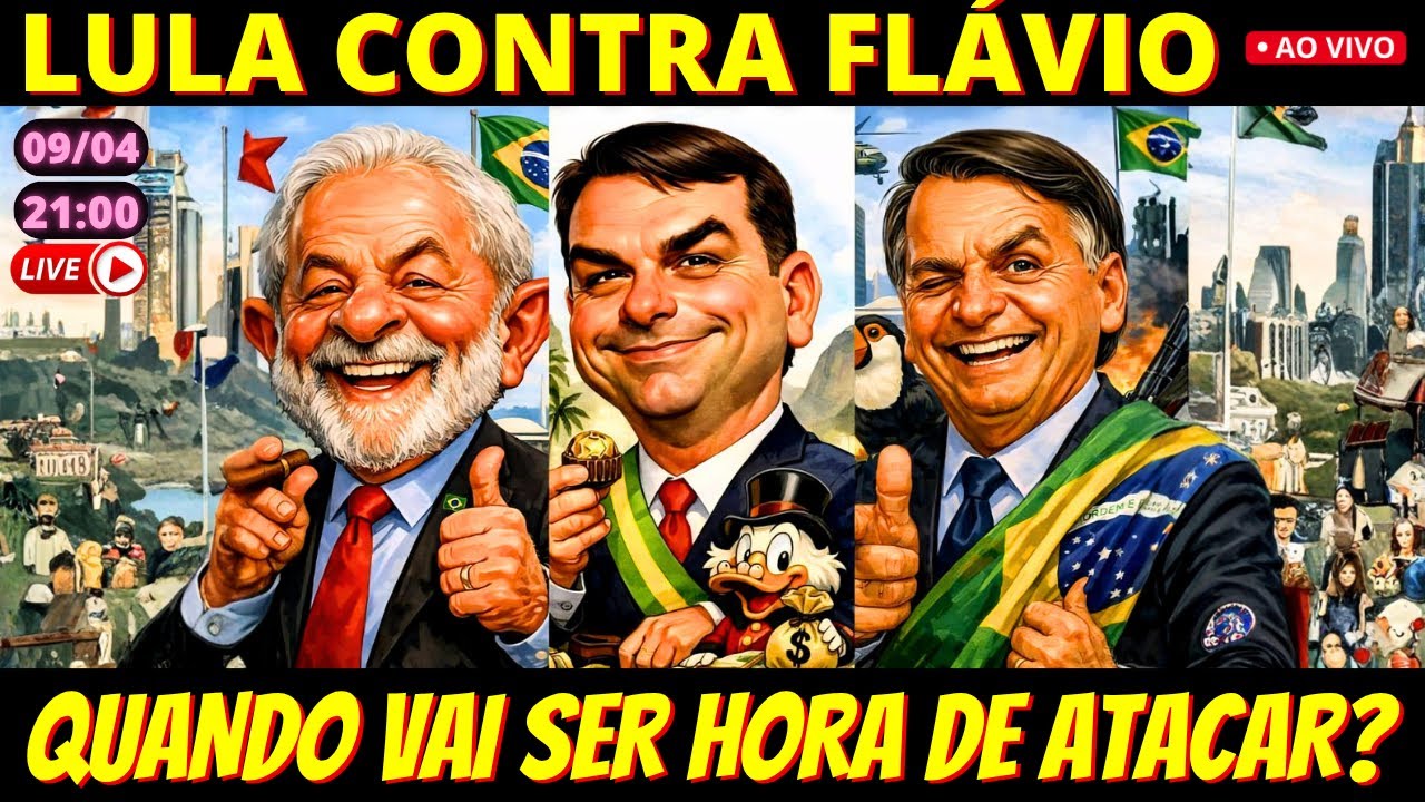 🔴 21h Aliados de Lula buscam momento ideal para come&ccedil;ar a desgastar Fl&aacute;vio Bolsonaro
