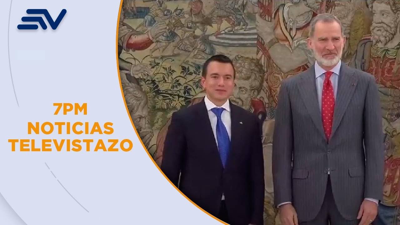 El presidente Noboa visitó España y se reunió con los reyes de ese país