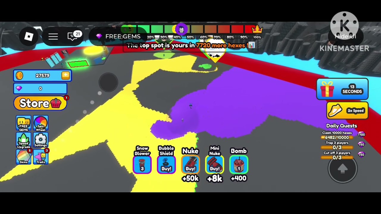 Paper io in roblox yellow ganda hai
