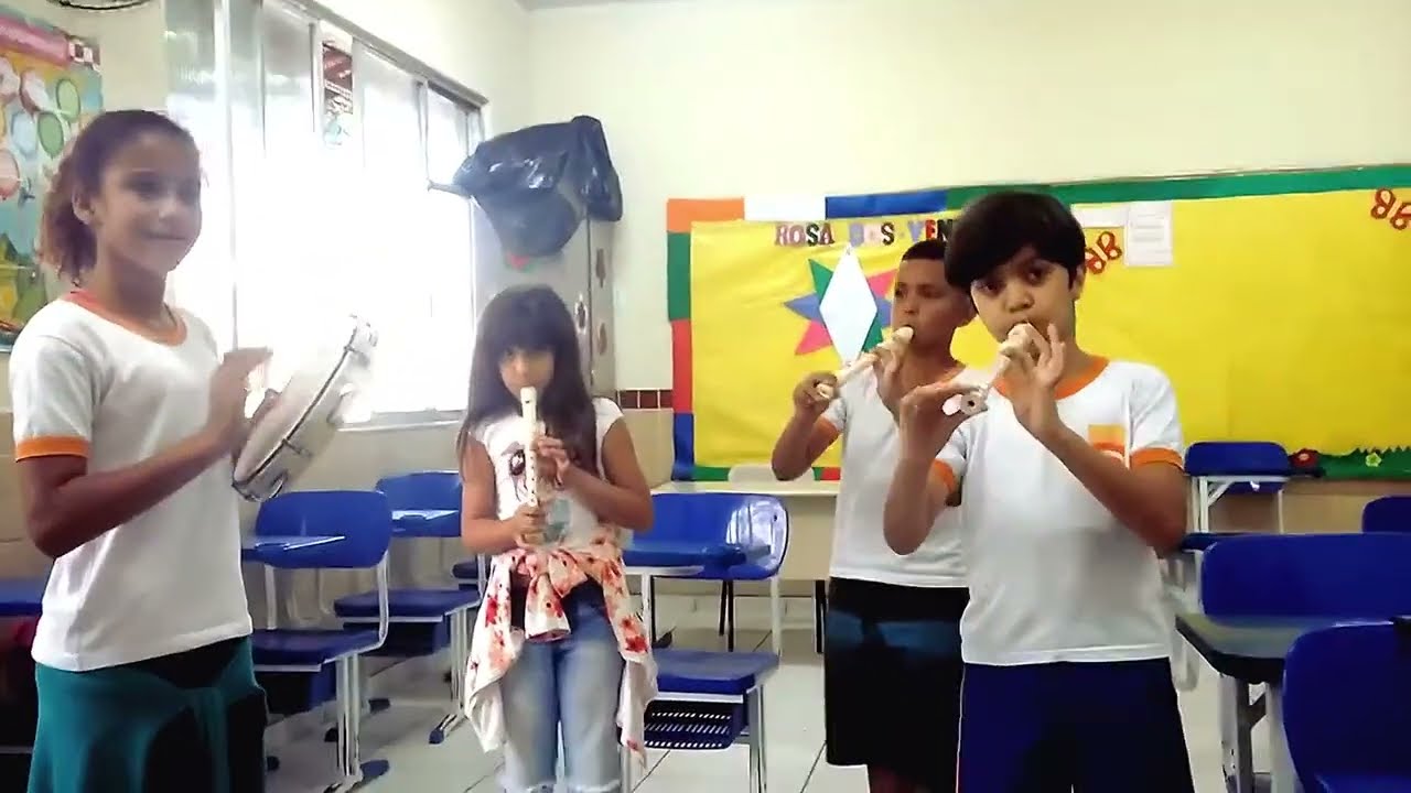 Quem te ensinou a nadar - Peixe vivo  (Flauta doce iniciante)