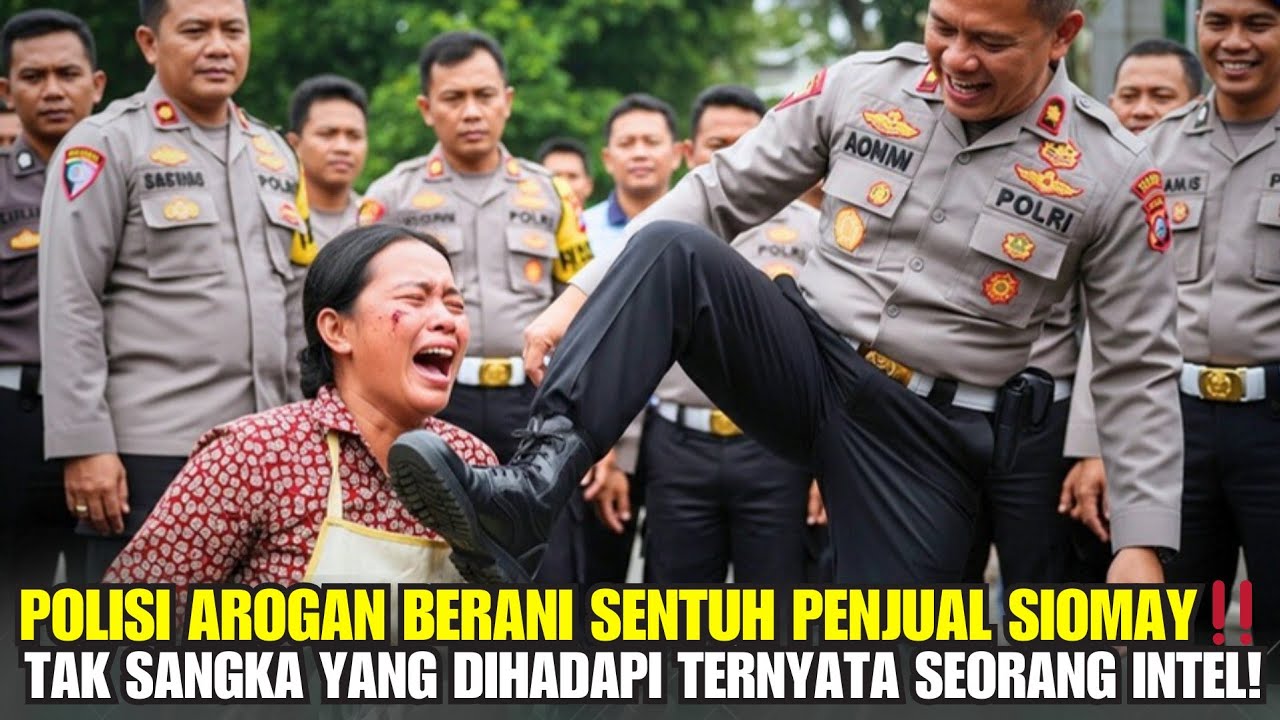 POLISI AROGAN PALAK WARGA MISKIN—SALAH TARGET! PENJUAL SIOMAY INI BUKAN ORANG BIASA!