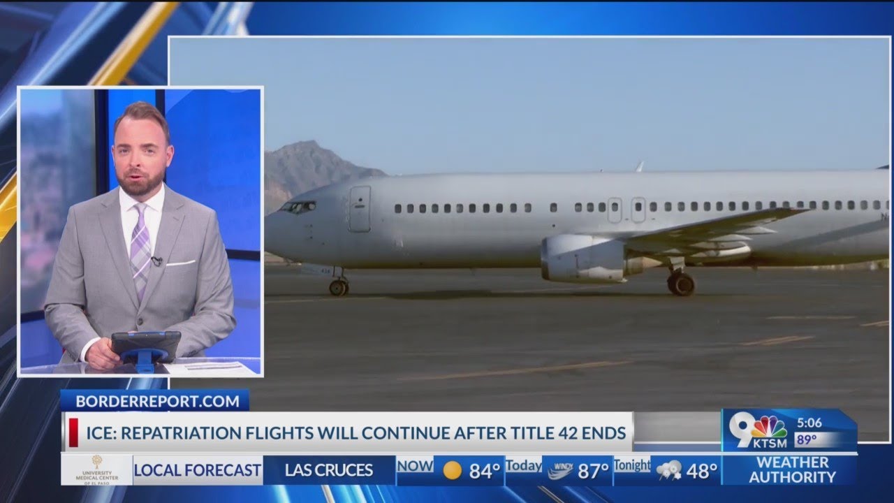 ICE deportation flights will continue after Title 42 ends.