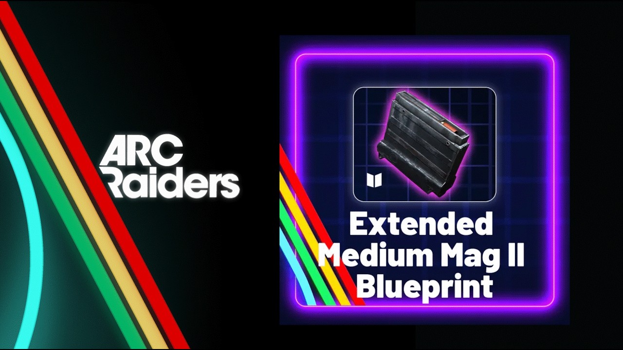 Arc Raiders Extended Medium Mag II Blueprint