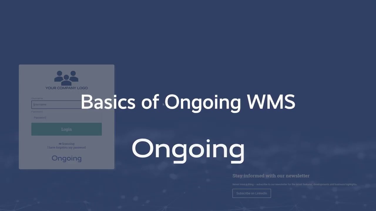 Basics of Ongoing WMS