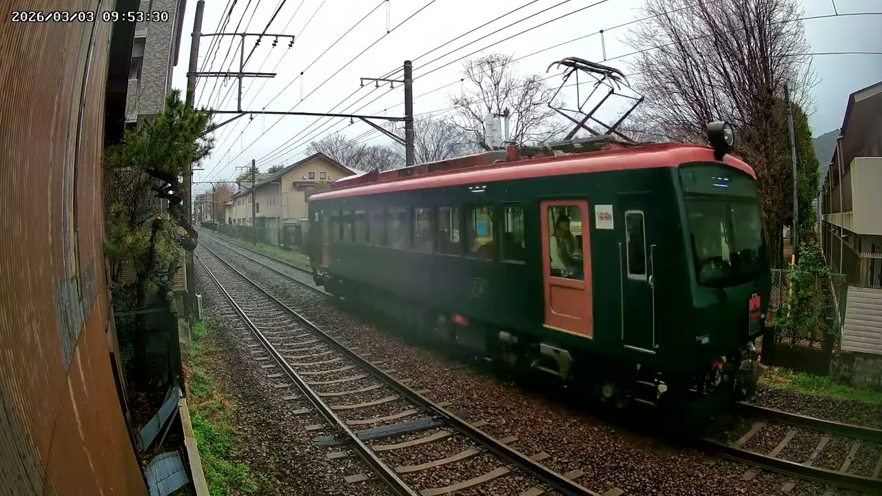 【LIVE】叡山電車 Kyoto Local Railway【ライブカメラ】2026/3/3