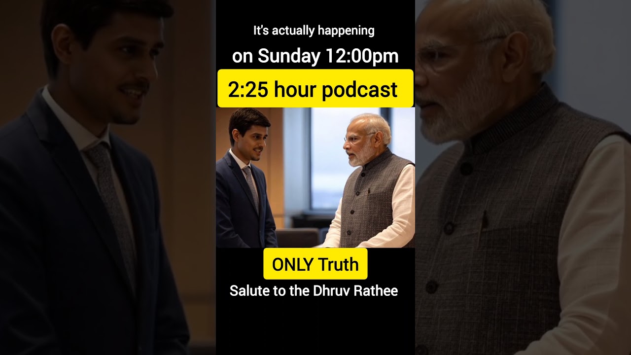 #1 Dhruv Rathee Podcast with PM Narendra Modi #modimultiverse #modi #podcast #dhruvrathee