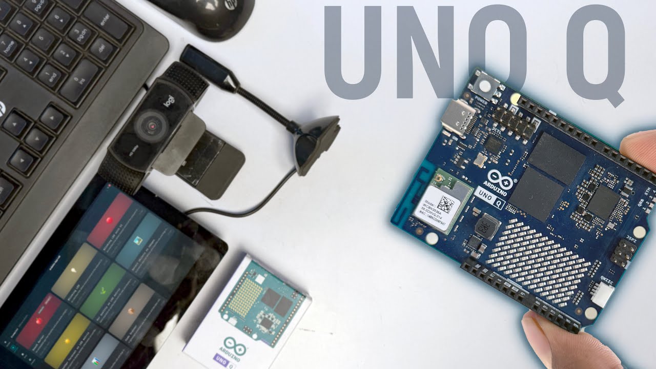 ПРОСТОЙ способ начать работу с платой Arduino UNO Q (искусственный интеллект, машинное зрение и г...