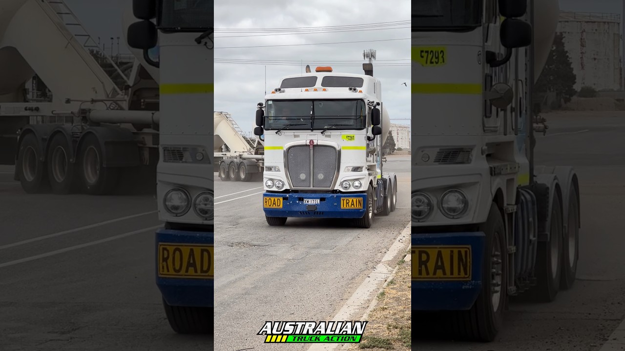 Kenworth K200 road train turning!