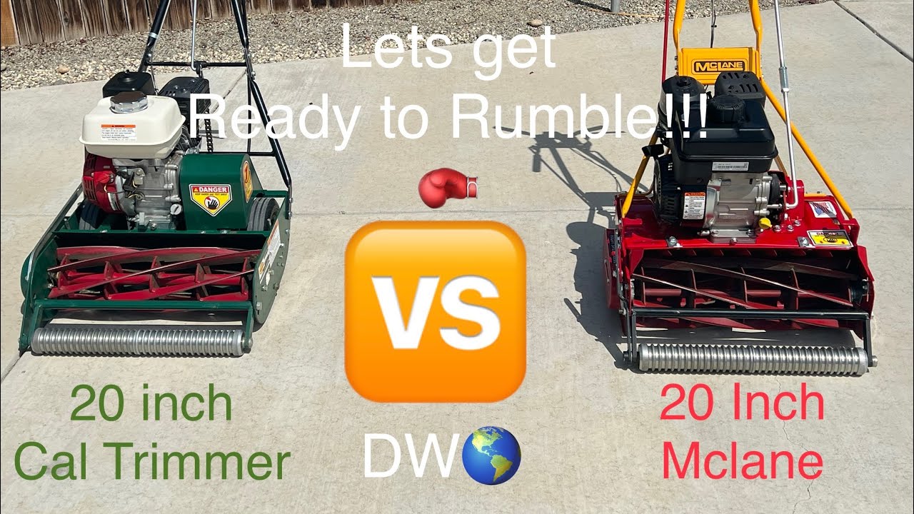 20 inch Mclane vs. 20 inch California  Trimmer - Comparison Video
