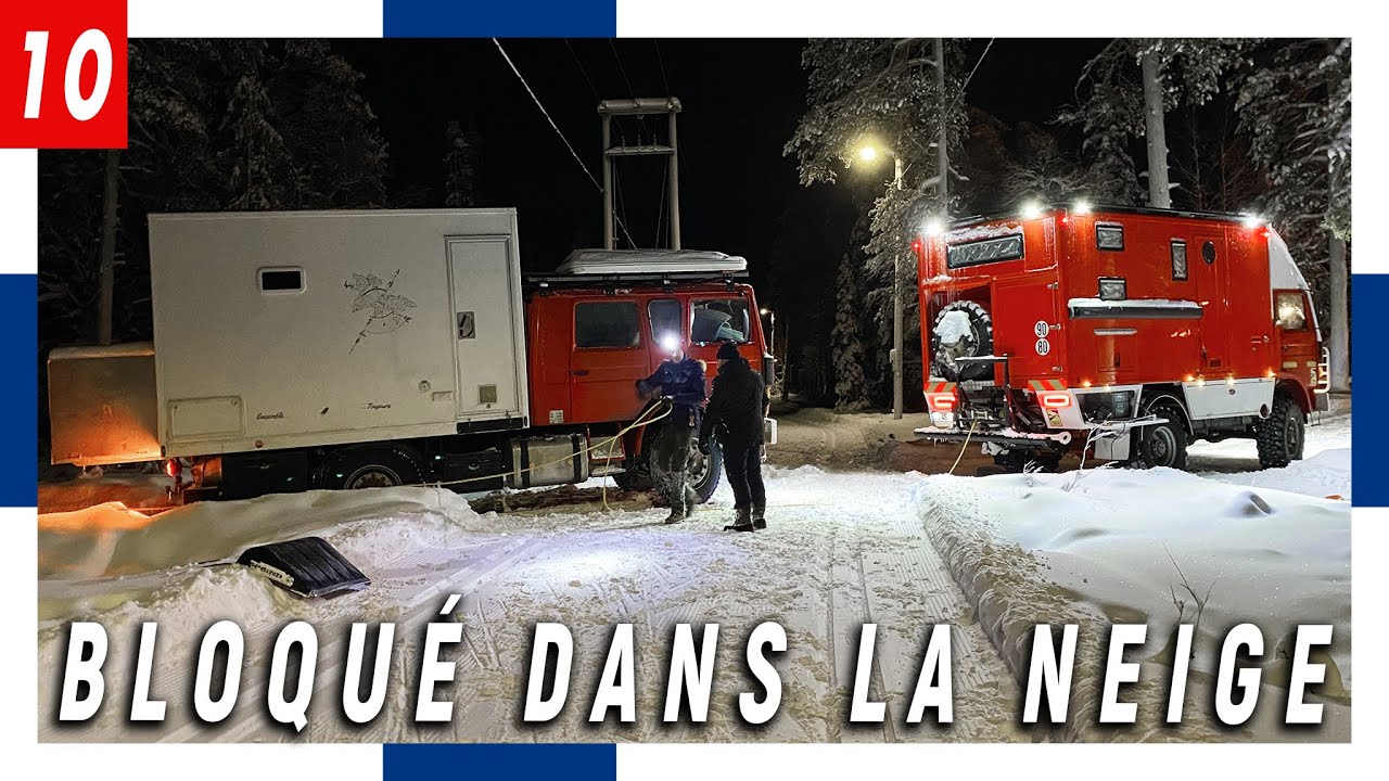 10) Bloqués sur une piste de ski pour le Nouvel An ! Pas simple la VANLIFE en camion dans la neige