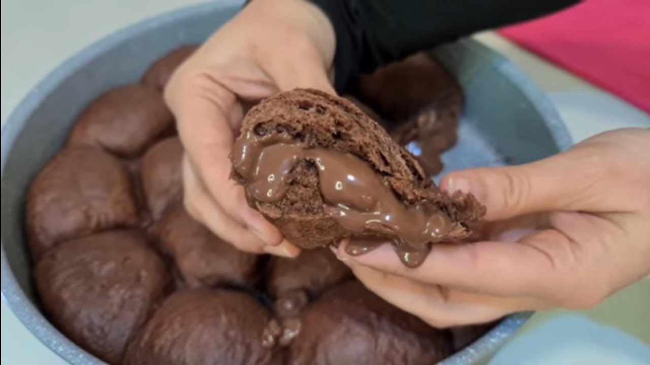 لماذا لم أصنعها من قبل؟! 🤤 فطائر الشوكولاتة بحشوة الشوكولا🍩🍫