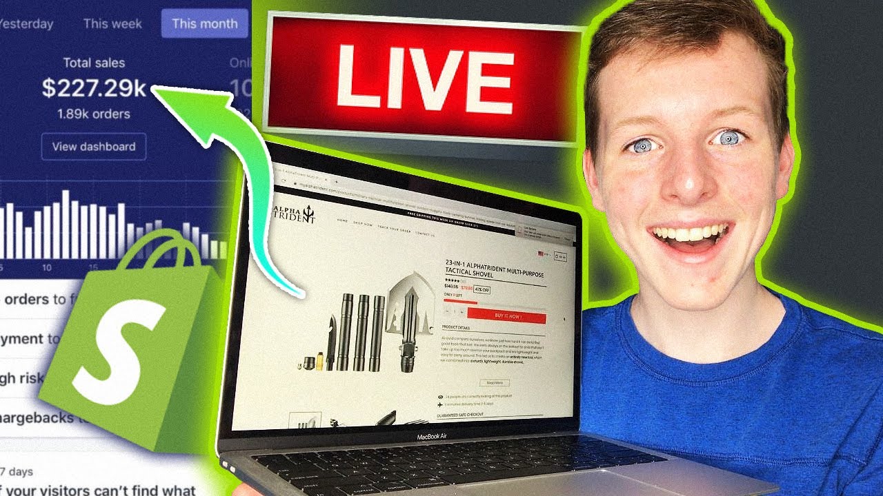 Starting A Branded Shopify Dropshipping Store (LIVE)