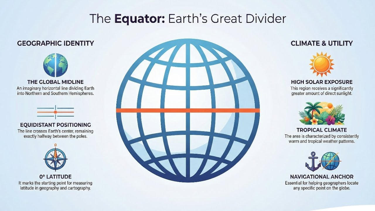 The Equator significance : Earth's Great Divider in HINDI | भूमध्य रेखा का महत्व