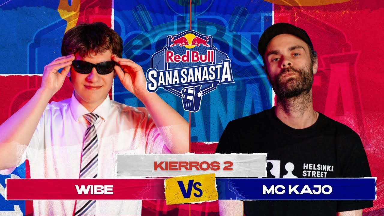 Kierros 2: Wibe vs. MC Kajo | Red Bull Sana Sanasta