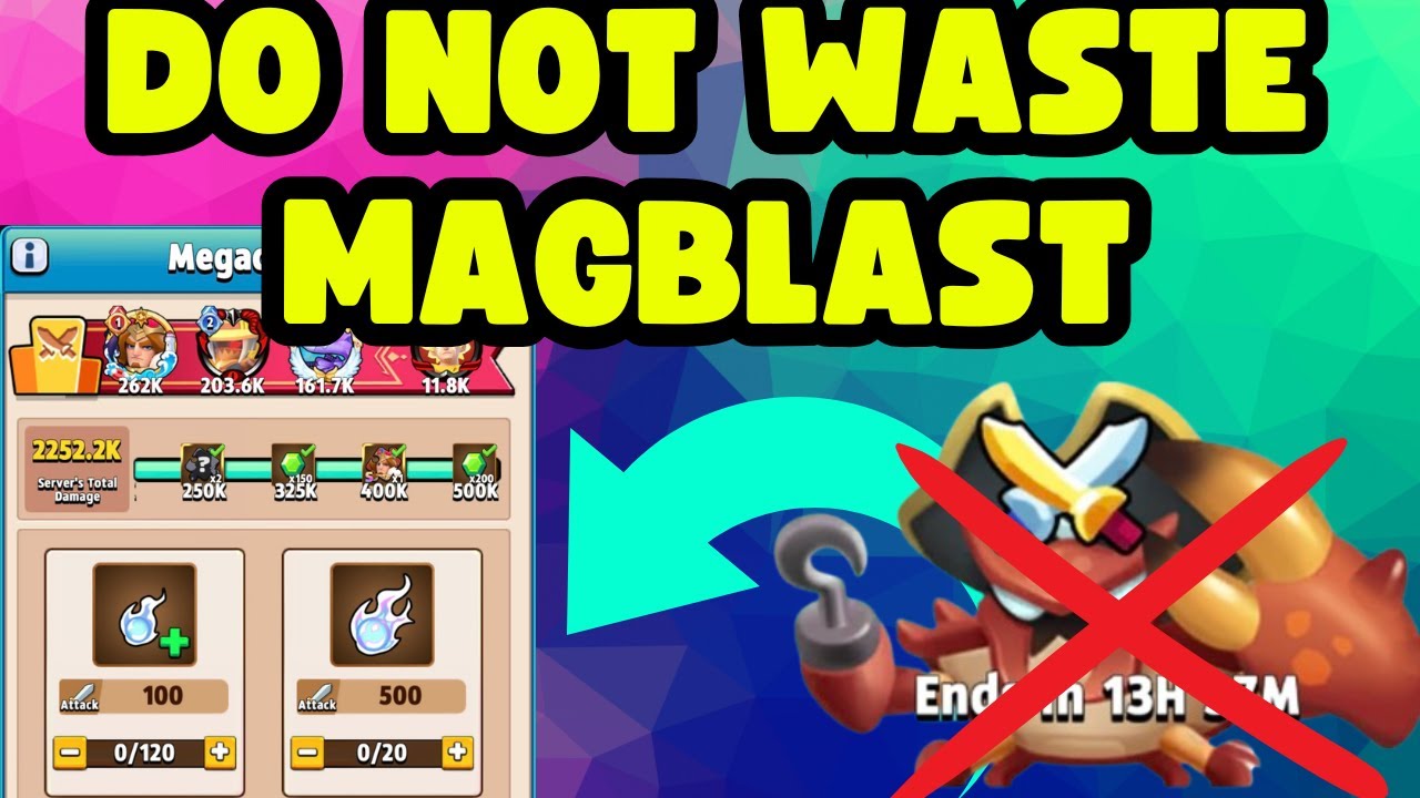 ARCHERO: DO NOT WASTE MAGBLAST! MEGACRAB!
