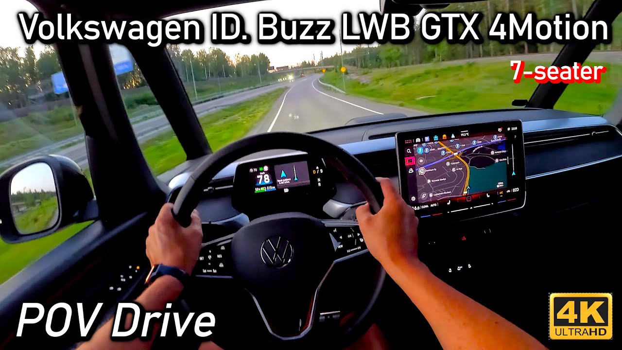 NEW Volkswagen ID. Buzz LWB GTX 4Motion POV Drive Experience