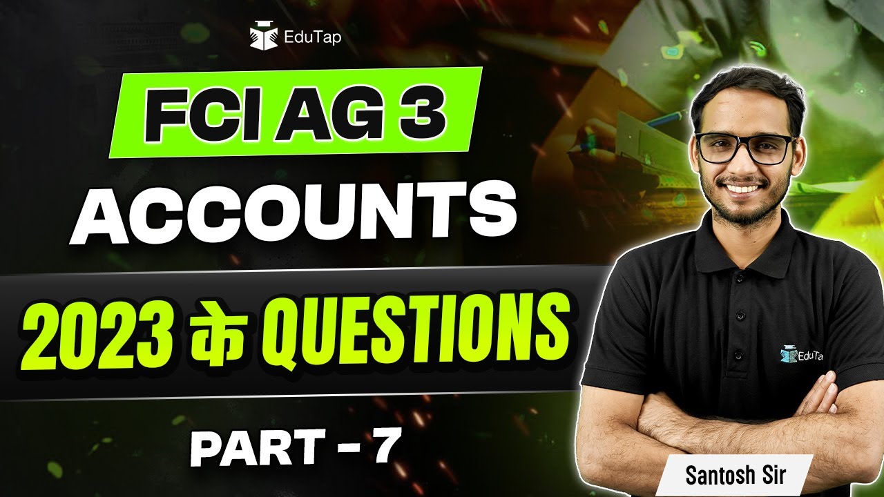 FCI Previous Year Question Paper PDF | FCI AG 3 Accounts Phase 2 Previous Year Paper | FCI Ag 3 PYQs