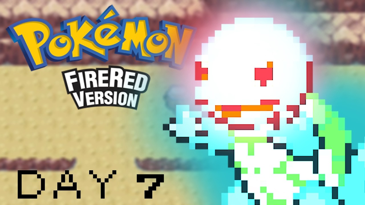 DAY 7 TRYING TO GET A SHINY SQUIRTLE POKEMON FIRE RED