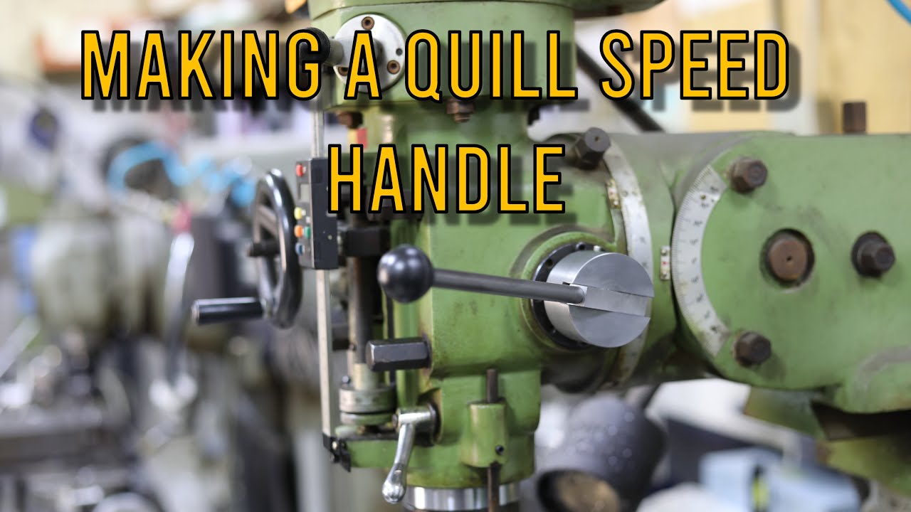 Making a quill speed reposition  handle.