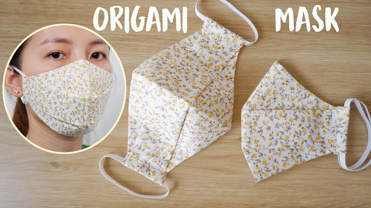 [NEW]📌 Origami Face Mask | DIY Face Mask | Face Mask Sewing Tutorial | Thuy's Crafts